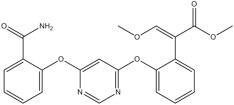 cas:131860-82-7|(E)-Methyl 2-(2-((6-(2-carbamoylphenoxy)pyrimidin-4-yl)oxy)phenyl)-3-methoxyacrylate