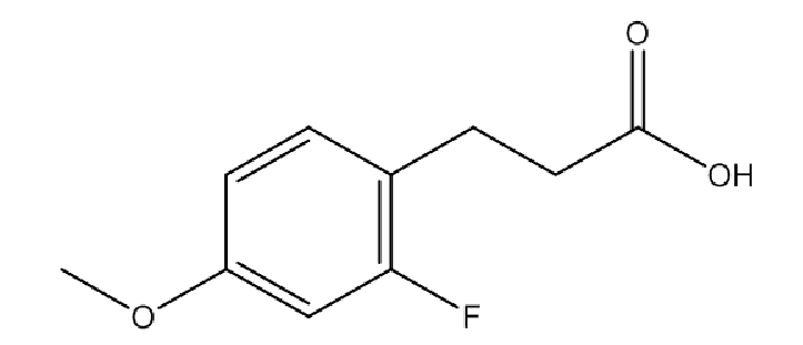 2-氟-4-甲氧基苯丙酸,CAS: 852181-15-8