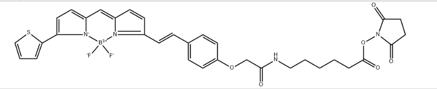 BDP 630/650 X NHS ester，cas2213445-35-1; 380367-48-6; bodipy荧光染料波长