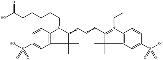 脂溶CY3单体,CAS:146368-13-0,Zy3 carboxylic acid (Compound 7c)一种新型花青染料