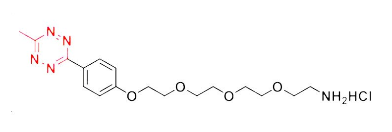 Methyltetrazine-PEG4-amine HCl，CAS：1802908-05-9，是一种 PROTAC linker，属于 PEG 类。可用于合成 PROTAC 分子