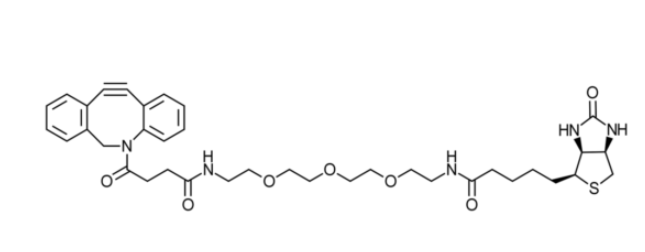 DBCO-PEG3-Biotin的外观：淡黄色或白色固体