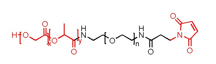 ​cPLGA-PEG-MAL MW:1000,2000马来酰亚胺PEG聚乳酸羟基乙酸共聚物
