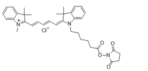 Cy5 NHS ester | Cyhaiine5 NHS ester | CAS号 :1032678-42-4 | Cy5 SE | Cy5-琥珀酰亚胺/活化酯的激发与发射波长