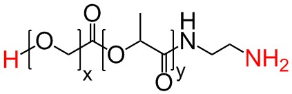 PLGA-NH2、聚(丙交酯-乙交脂)-氨基、氨基化PLGA、共聚物分子量可以定制