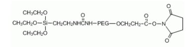 ​NHS-Peg2000-silhaie/硅烷-聚乙二醇-活性酯 分子量：1k，2k，3.4k，5k，10k，20k（可按需定制）