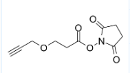 Propargyl-NHS Ester CAS:1174157-65-3是一种不可降解的含 1 个单元 PEG 的 linker，可用于合成抗体偶联药物