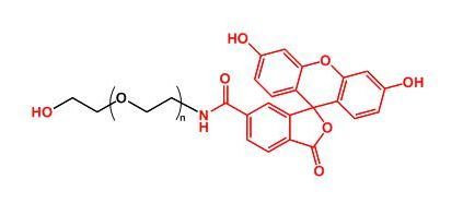 荧光素聚乙二醇羟基 FITC-PEG-OH