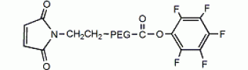 Maleimide-PEG75-PFP           Cat. No. M-P75PF-1         5 mg