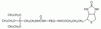 Diethoxylsilane-PEG-Biotin           Cat. No. PG2-BNSL2-5k     5000 Da    100 mg