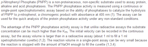 p-Nitrophenyl Phosphate (PNPP)            货   号                  #P0757L